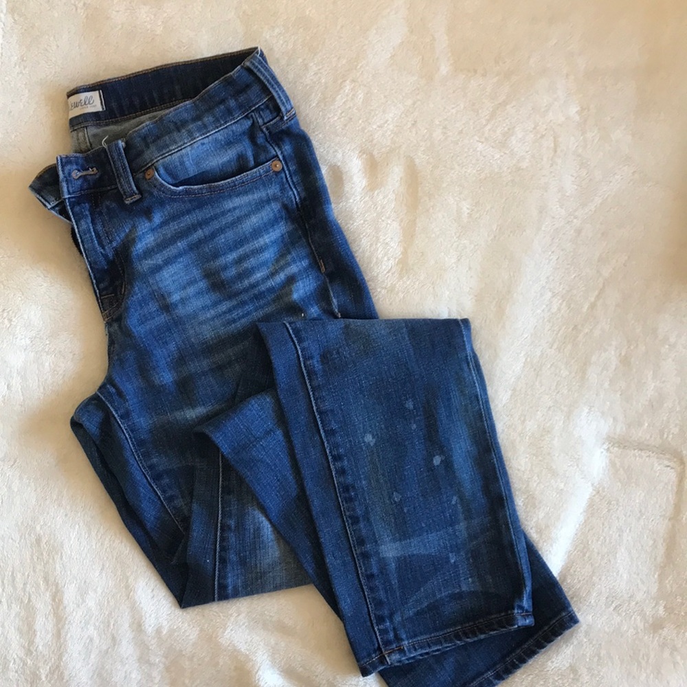 MADEWELL Slim Boyjean distressed jeans